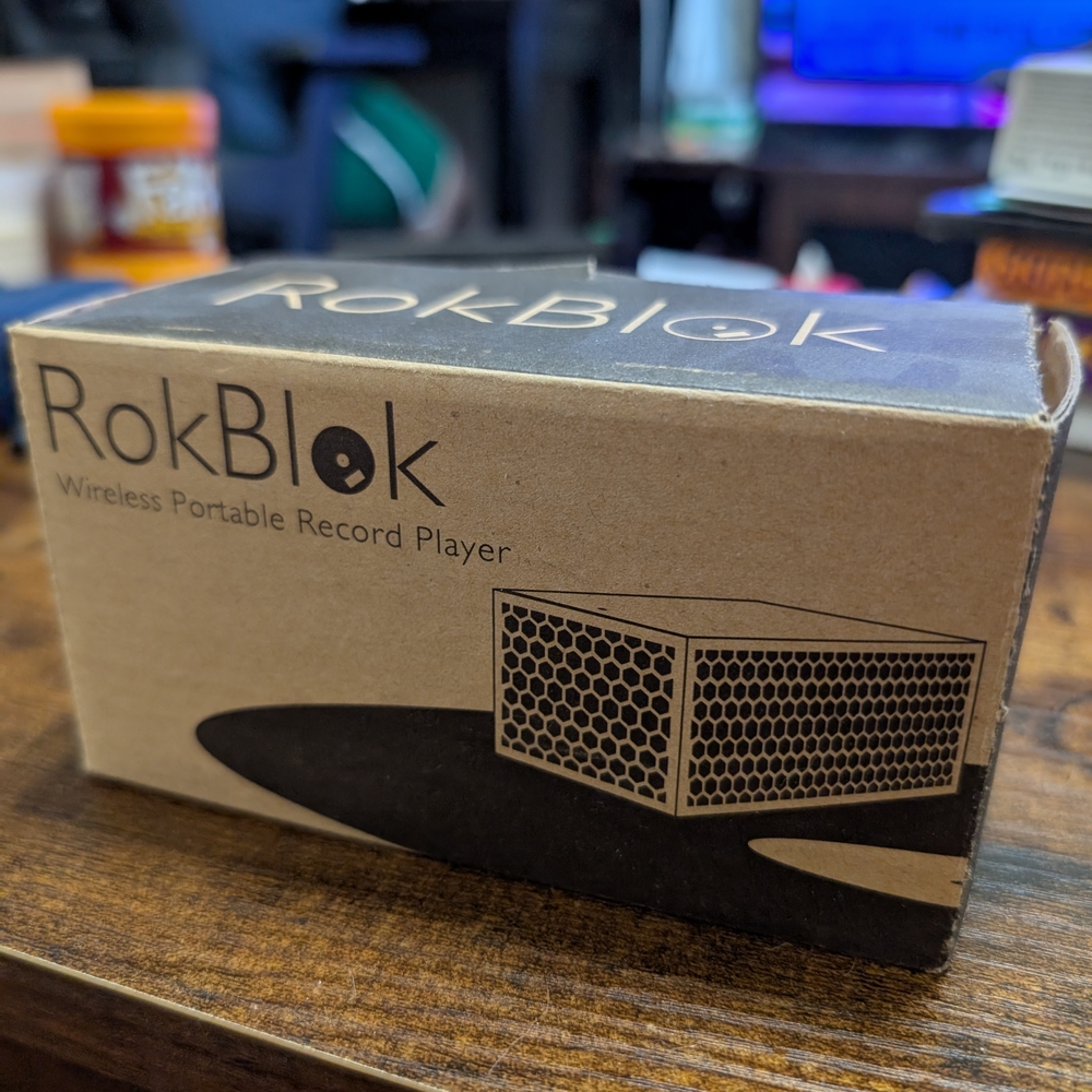 RokBlok Wireless Portable Record Player